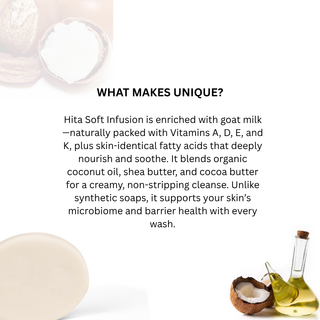 Hita Soft Infusion Goat Milk Nourishing Soap