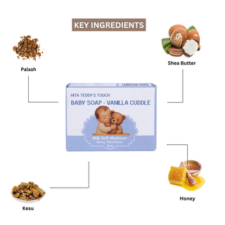 Hita Teddy's Touch Baby Soap – Vanilla Cuddle