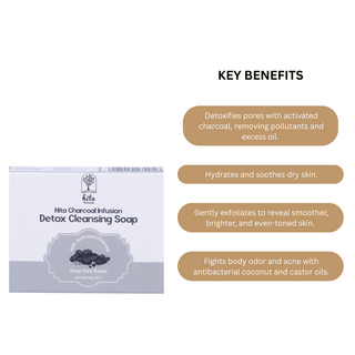 Hita Charcoal Infusion Detox Cleansing Soap