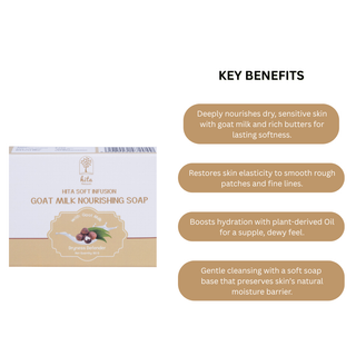 Hita Soft Infusion Goat Milk Nourishing Soap